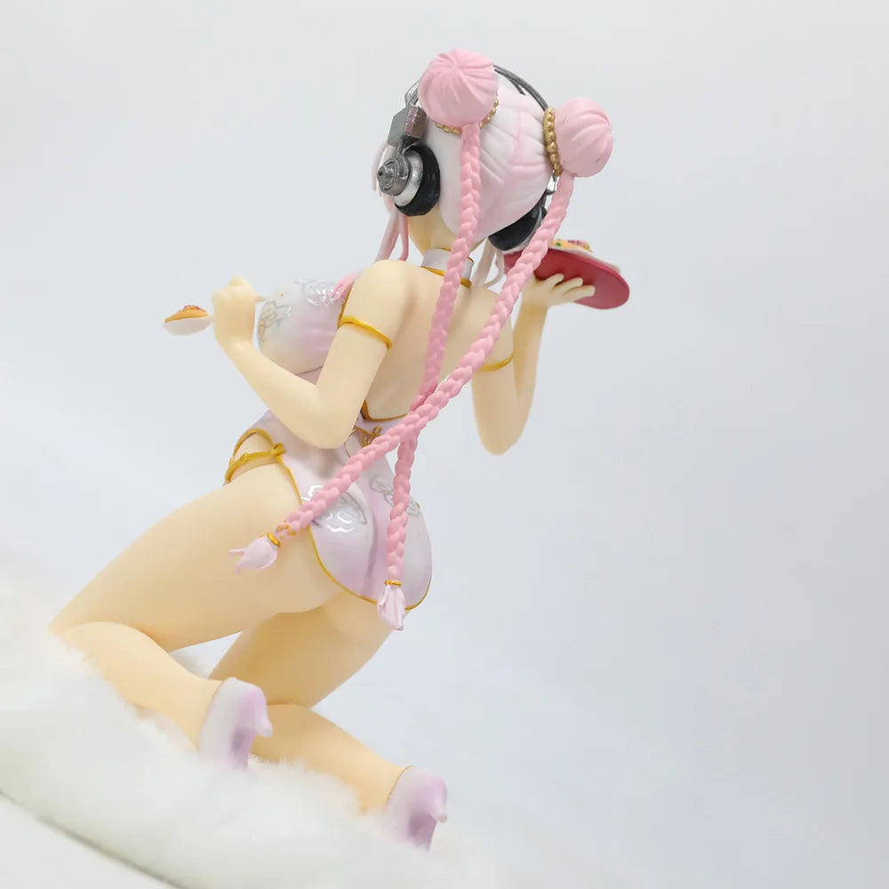 Emontoys Sonicomi SUPER SONICO Figure Cheongsam 1/7 Anime Girl PVC Action Figure Toy SONICO Statue Game Collection Model Doll
