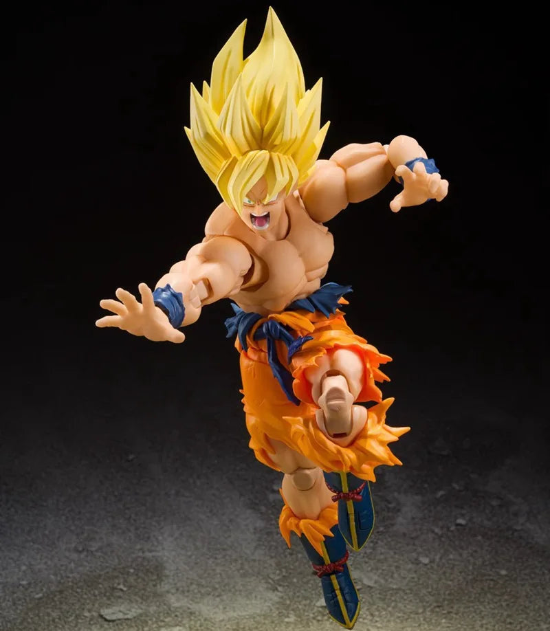 Shf Dragon Ball Z Son Goku Legendary Action Figure PVC Movable Collection Anime 17cm Super Saiyan Kakarotto Figurine Model Toys
