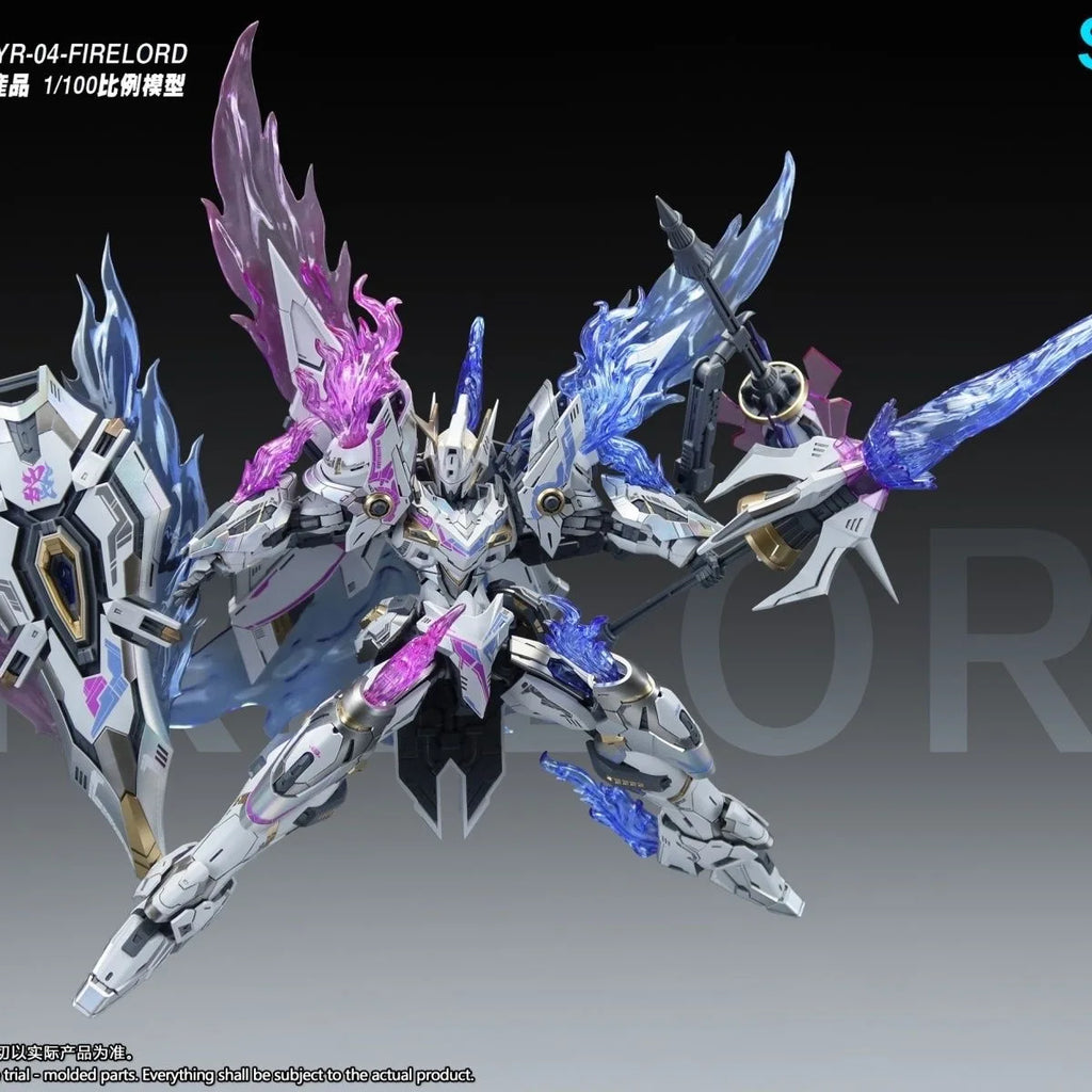 SNAA YR-04-Fire Lord Spirit of Phantom Inflammation Ver. Action Figure 1/100 Scale Assembly Model Kit Decor Craftsman Free Gift