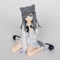 20cm Nachoneko Channel Anime Girl Figure Nachoneko Hennyano Action Figure Cute Cat Kanako Figurine Collectible Model Doll Toys
