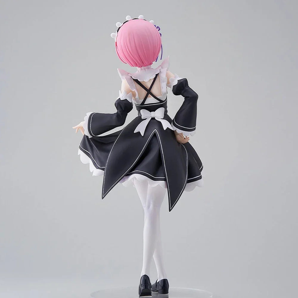 Original in Stock Good Smile Company Pop Up Parade Re:Zero Kara Hajimeru Isekai Seikatsu Ram Anime Figure  Action Figure
