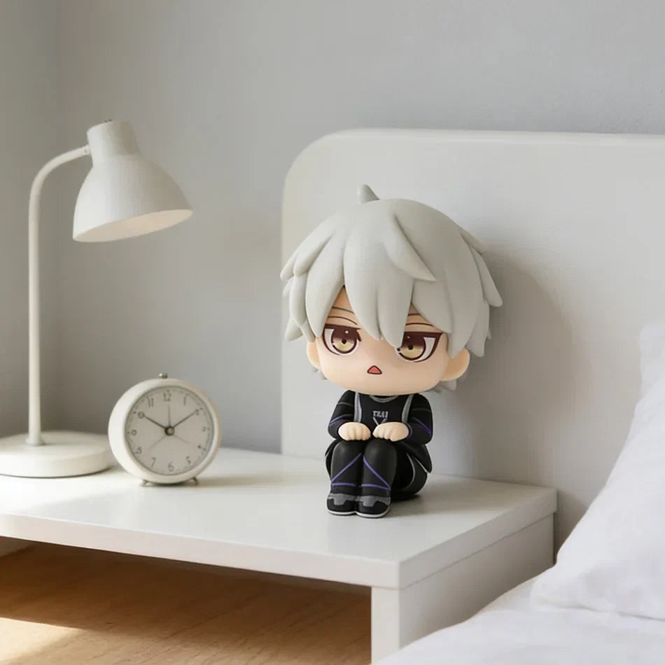 BLUE LOCK Action Figures Isagi Yoichi Bachira Meguru Anime Figure Q Version Figurine PVC Collectible Model Kids Doll Toys Gifts