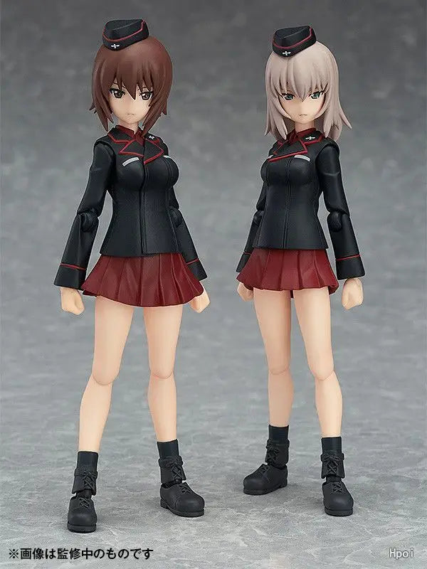 【In Stock】Original Max Factory Figma#332 GIRLS Und PANZER Nishisumi Maho/Henmi Erika Anime 1/12 Action Figure Model Toys