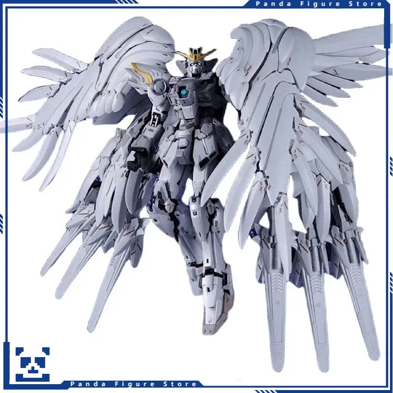 In Stock MC MODEL 1/100 Fix XXXG-00YSW Wing Snow White Prelude Alloy Action Figure  Boy Toy Mecha Model Gift Assembly Kit