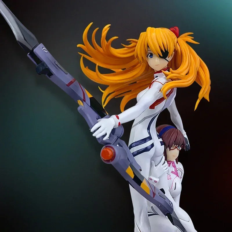 26cm Neon Genesis Evangelion Anime Figure Rebuild of Evangelion Asuka Langley Soryu Mari Makinami Illustrious Figure Gift Toys