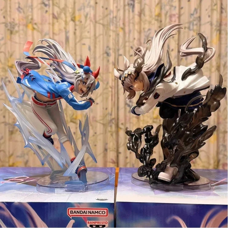 Japanese Version Of Authentic Glasses Factory Evolve Horse Racing Girl Oguri Hat Tamamo Cross Scenery Figure Toy Gift