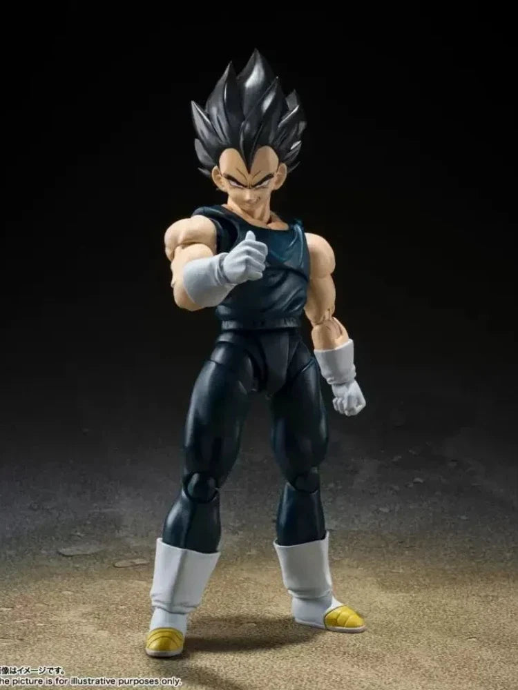 In stock Bandai Action Figure S.H.Figuarts Dragon Ball SHF Vegeta Super Hero Action Figure Collection Toy Gift