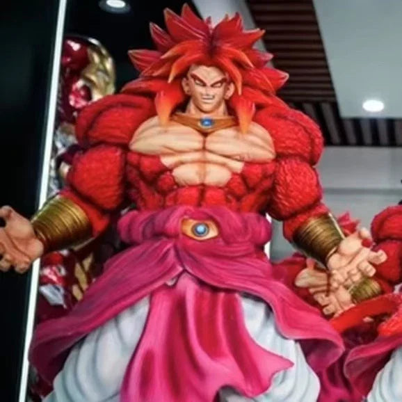 New 50cm Dx Dx Toys Dragon Ball Anime Figures Ssj4 Broli Figures Super Saiyan 4 Pvc Statue Collection Model Ornament Gifts Toys