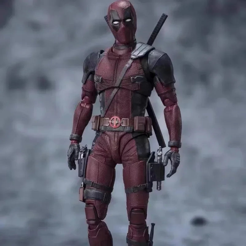 Deadpool Action Figure Deadpool & Wolverine SHFiguarts Joint Movable New Mutants Wilson Comics SHF Model Movie Toy for Kids Gift
