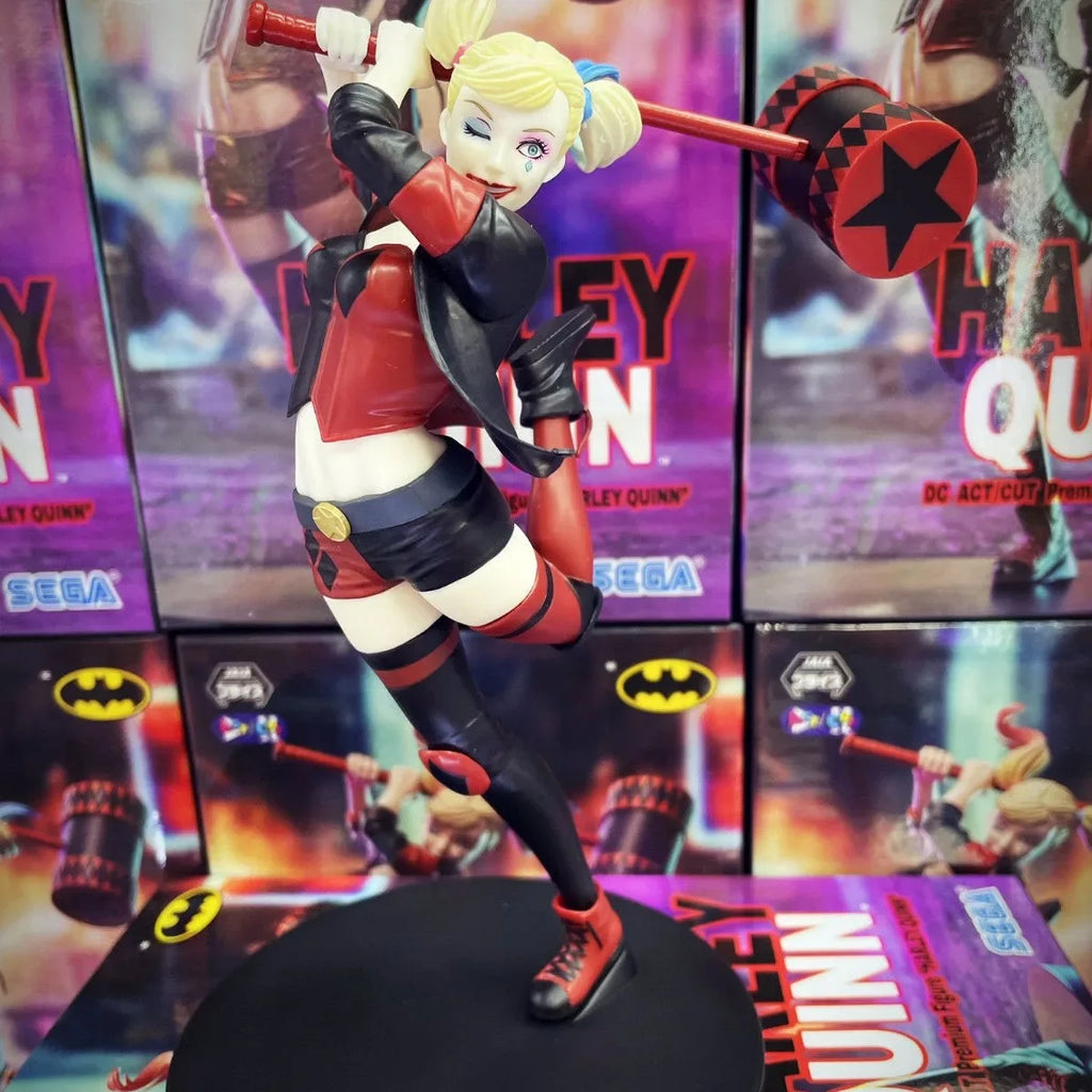 100% Original in Stock SEGA ACT/CUT Premium Figure Batman Harley Quinn Anime Figure Action Figure Collection Series Model Toys