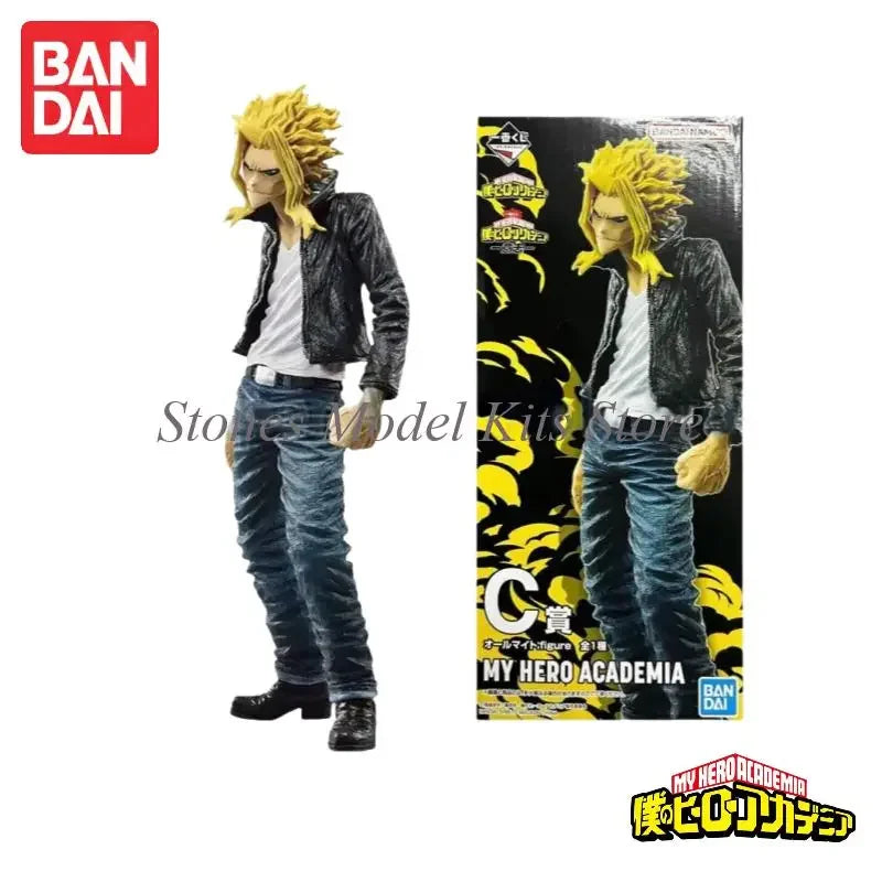 In Stock 100% Original Bandai My Hero Academia Anime Midoriya Izuku All Might Endeavour Hawks Character Model Toy Kids Gift