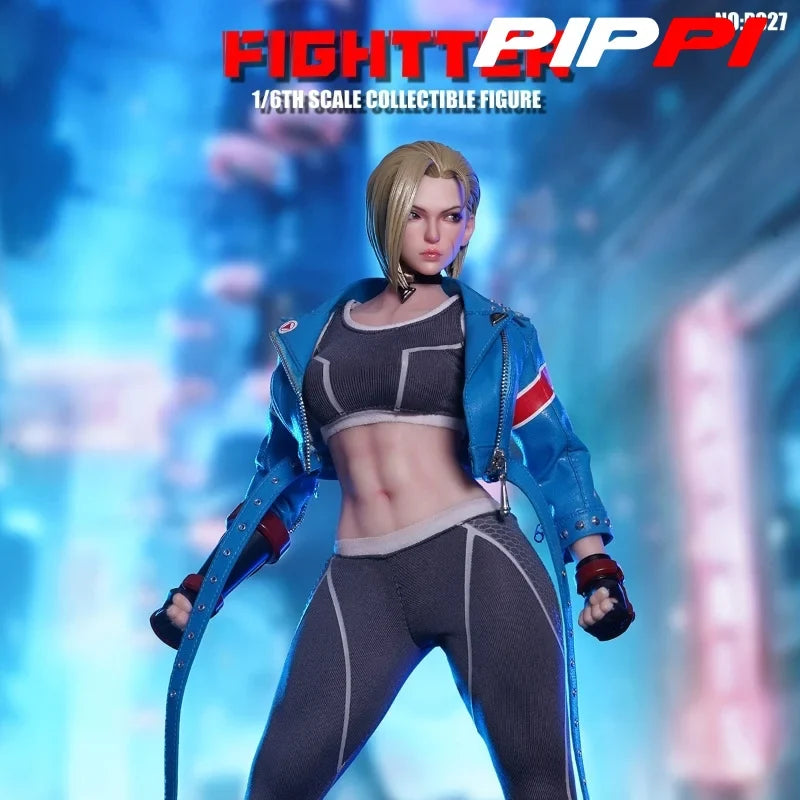 PLAY TOY P027 1/6 Fightter Cammy Female Soldiers With Movable Eyeballs Figure 12'' Model Full Set Collectible Toy