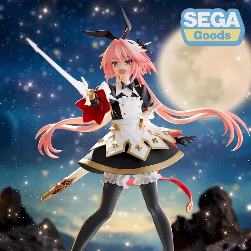 New Sega Original Desktop Model Anime Figures Dolls Collection Toys Astolfo Swordman Figurizm Alpha Fate/Grand Order Astolfo Toy