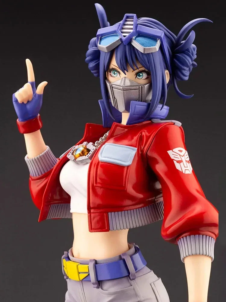 Kotobukiya Original Model Kit Trans formers Bishoujo Optimus Prime Immovable statue Anime Figure Model Toy Gifts for Boys 1/7