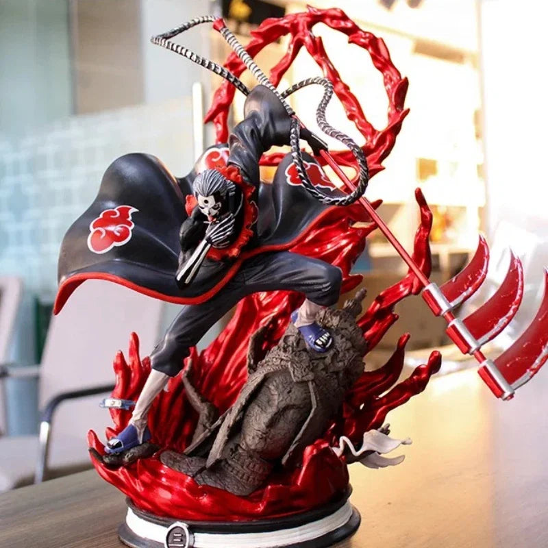 36cm Naruto Large Hidan CS Figure Akatsuki Evil God GK Model Statue Limited Collection Anime Gift Cool Decoration Birthday Toys