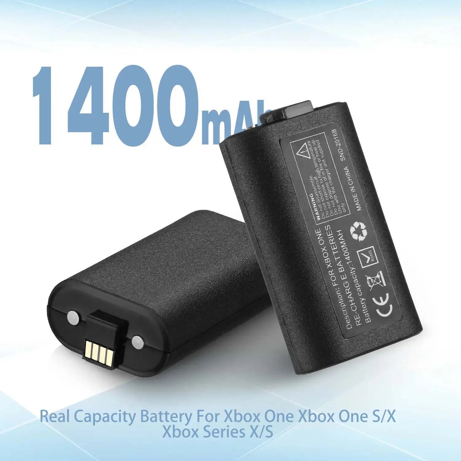 For XBox Series S X Xbox One S X Controller Battery 1400mAh Rechargeable Battery For Xbox One S X XBOX Series X/S Gamepad