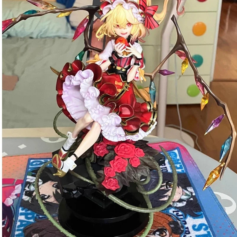 Flandre Scarlet Figure From Touhou Project Red Mage Mansions Lovely Maiden Anime Character Model Pc Case Ornament Exquisite Gift