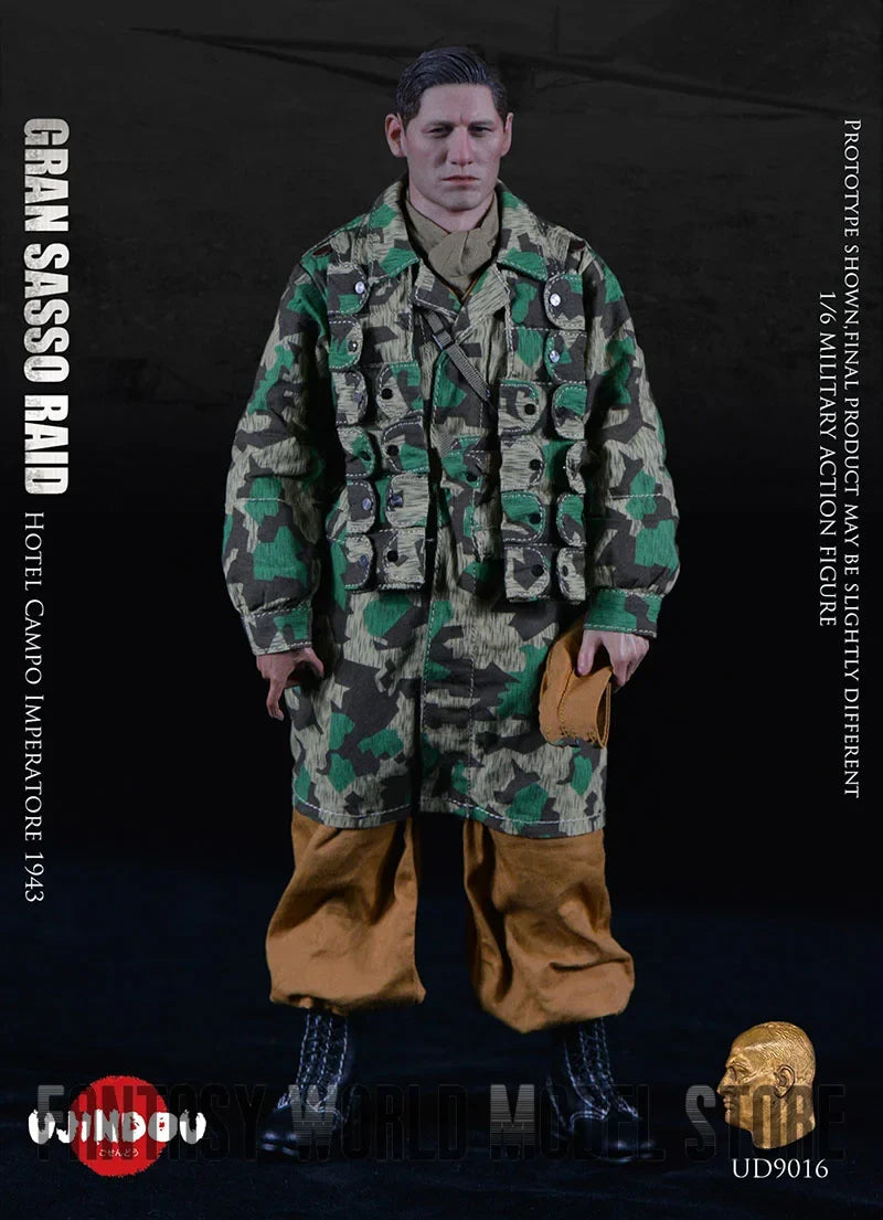 In Stock UJINDOU UD9016 1/6 Scale German Paratroops 1943 Emperor Terrace Hotel 12" Full Set Male Soldier Action Figure Model Toy