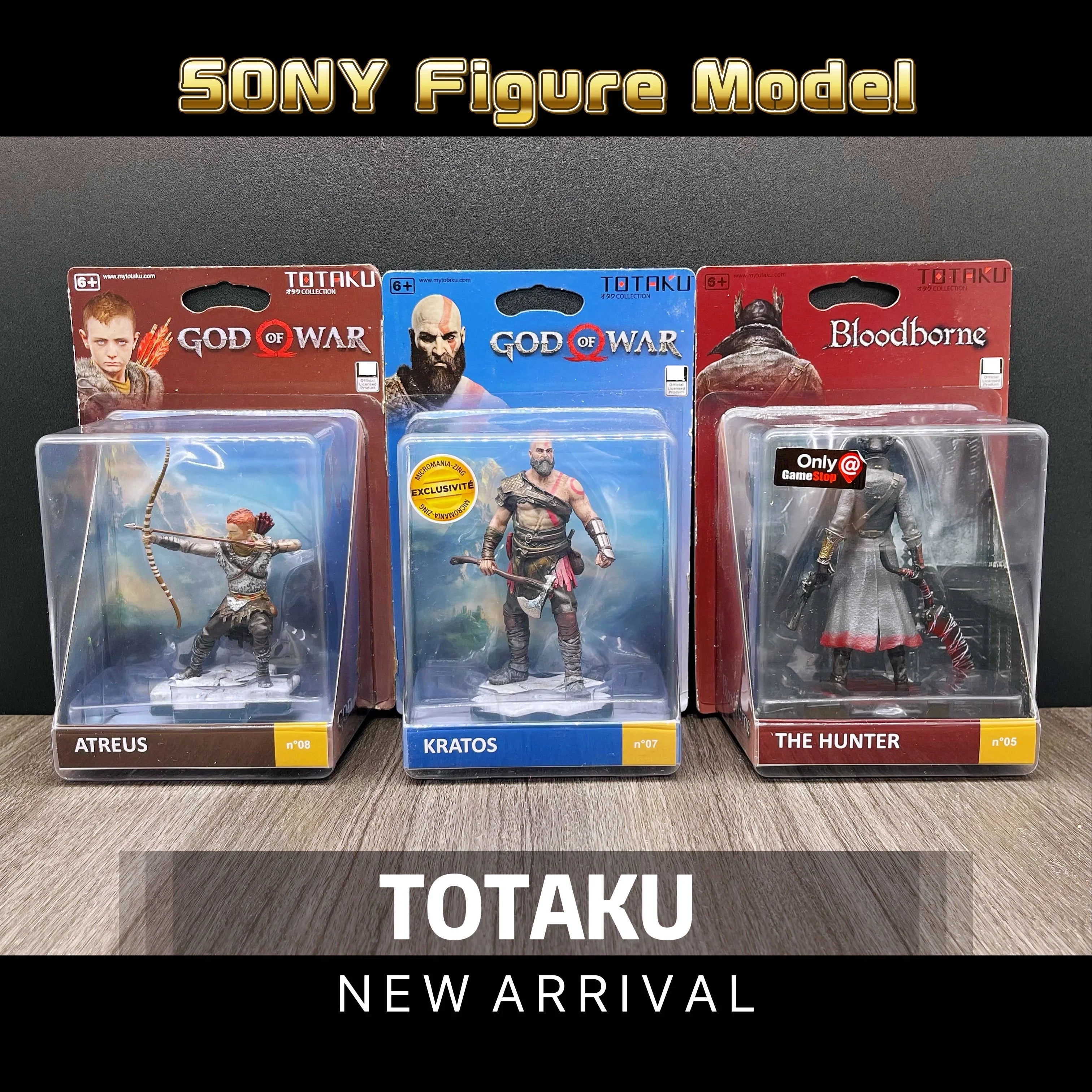 New Totaku Figure Model Toys THE HUNTER Bloodborne God Of War Kratos Atreus For Kids and Adults Collection