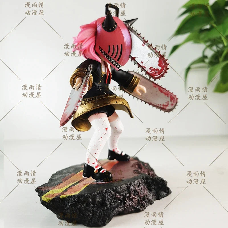 Reaper Anya Forger Chainsaw Man Garage Kit 2D Animation Collectible Action Figure Model Play Statue GK for Desktop Ornaments