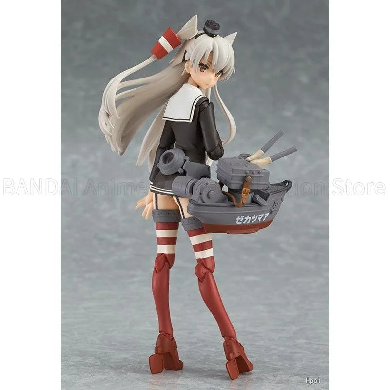 In Stock Original Max Factory Figma #240 Amatsukaze Kantai Collection Action Humanoid Decoration Model Toys