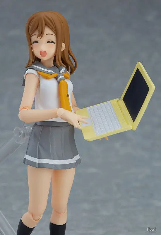 Original Max Factory Figma#374 KanColle Kai Yudachi Anime Figure Model Toy Gift Collection