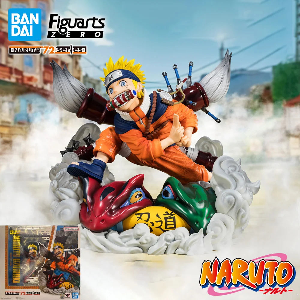 Genuine BANDAI Figuarts ZERO NARUTO 72 Series Uzumaki Naruto Figure Anime Model Toy
