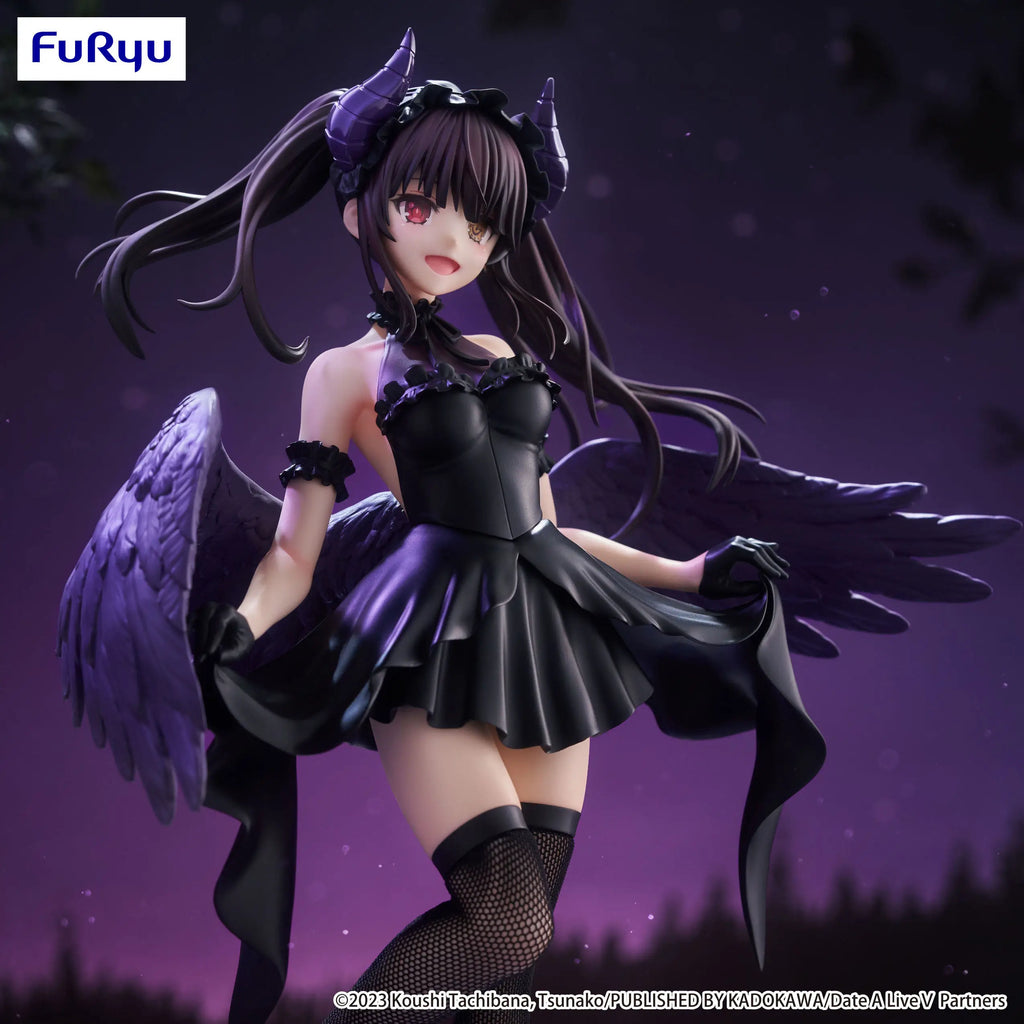 In Stock FuRyu BiCute Dark Tokisaki Kurumi Little Devil Desktop Cute Doll Anime Action Figure Toy Gift Model Collection