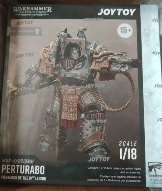 【SF】JOYTOY 1/18 Action Figure Lron Warriors Perturabo Primarch of The Lvn Legion Model Toys Gifts Collection Ornaments