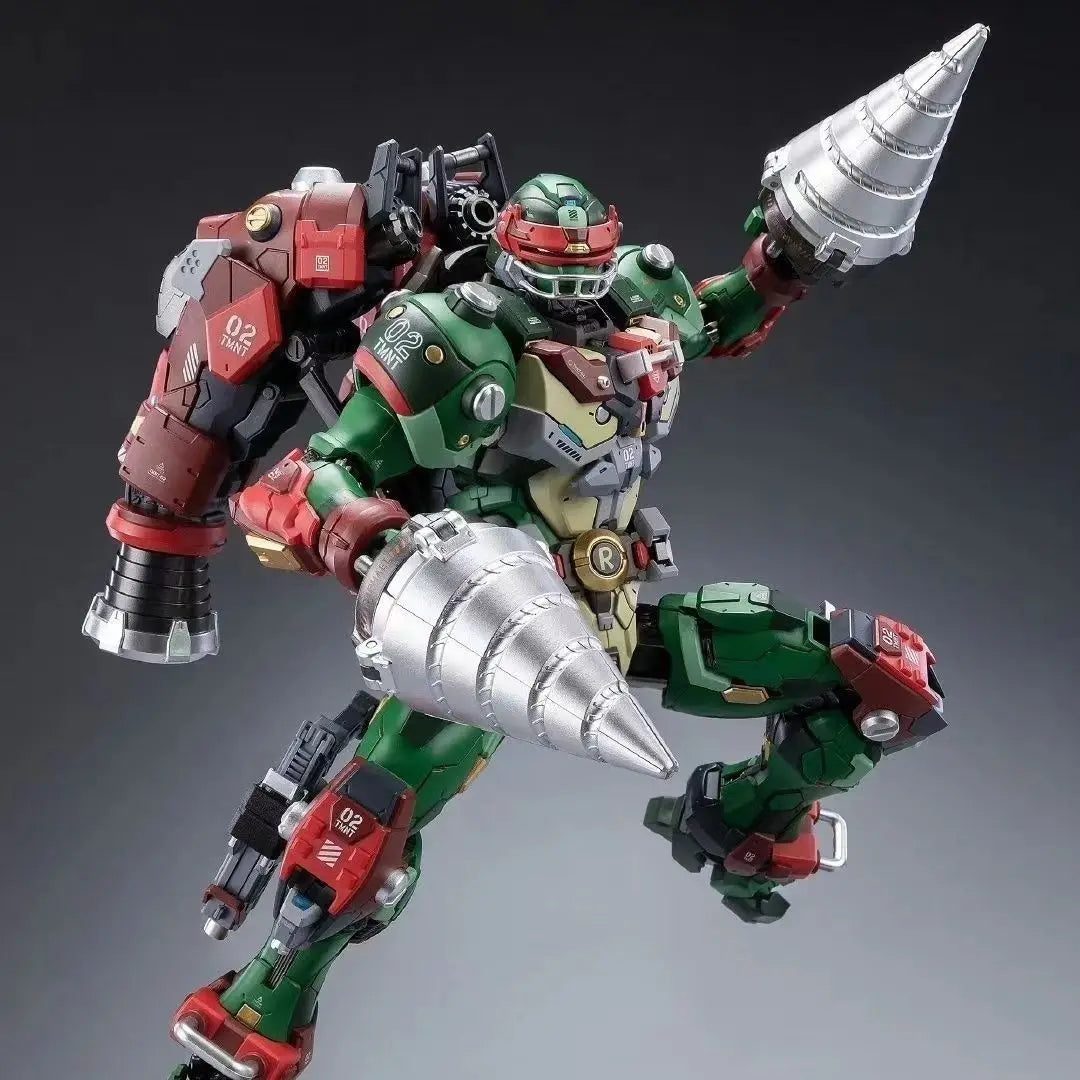 In Stock HEATBOYS Finger-snap Ninja Turtle Figure Donatello Donny Alloy Ninja Turtle Toy Mecha Model Action Figure Model Toy