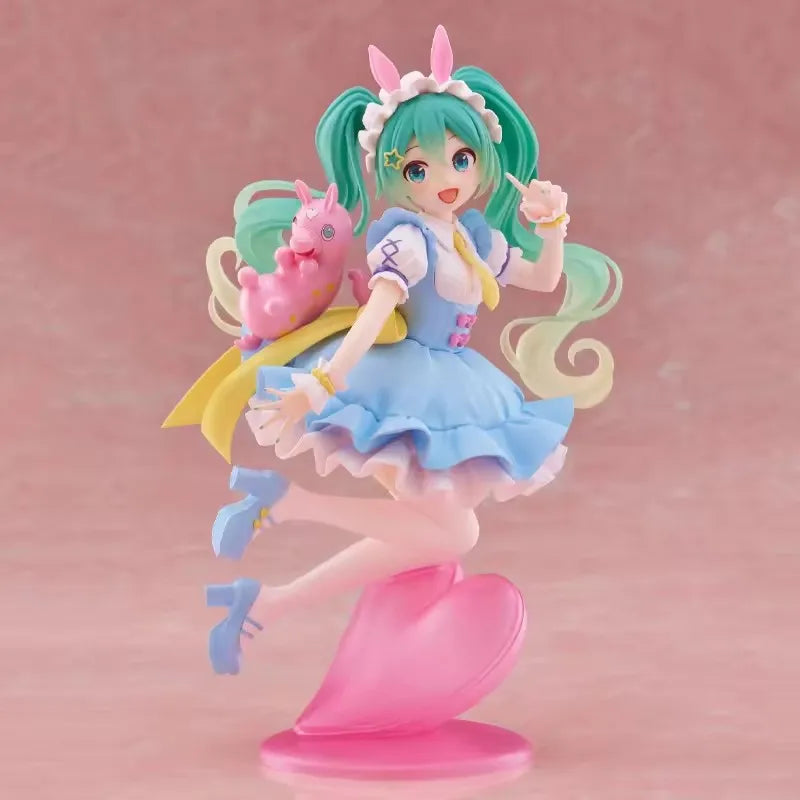 2026 Hot Original Genuine Model Hatsune Miku x Rody 17cm AMP Fairy Tale Figure Anime Figurine Collections Toys Gifts Wholesale
