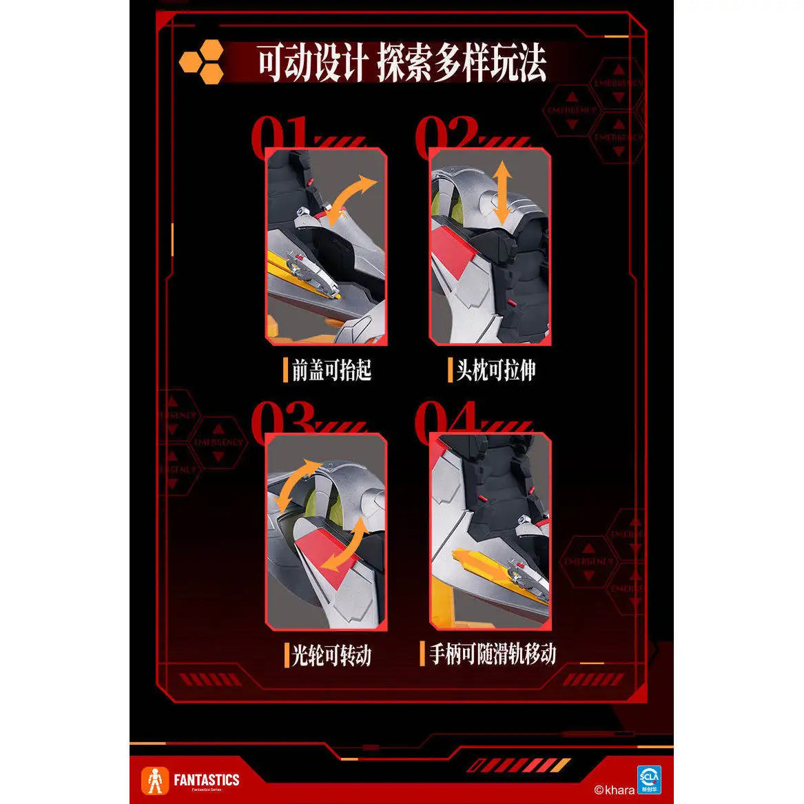 Original Blokees Eva Fantastics Series Asuka Shikinami Langley Action Figure Anime Movable Kit Model Toy Collection Toys Gift