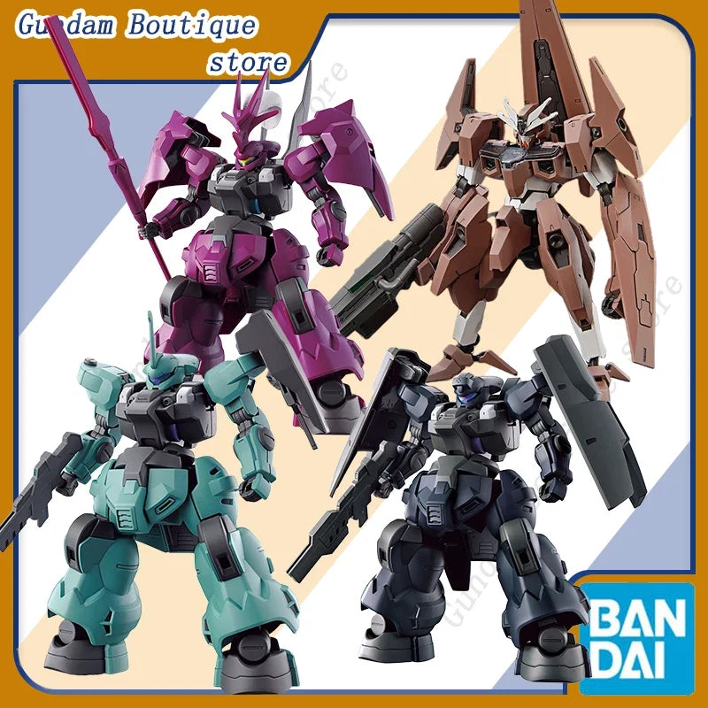 Bandai Genuine HG The Witch From Mercury GUNDAM LFRITH CALIBARN BEGUIR-BEU DARILBALDE ZOWORT HEAVY Anime Assembly Model Toys Kid