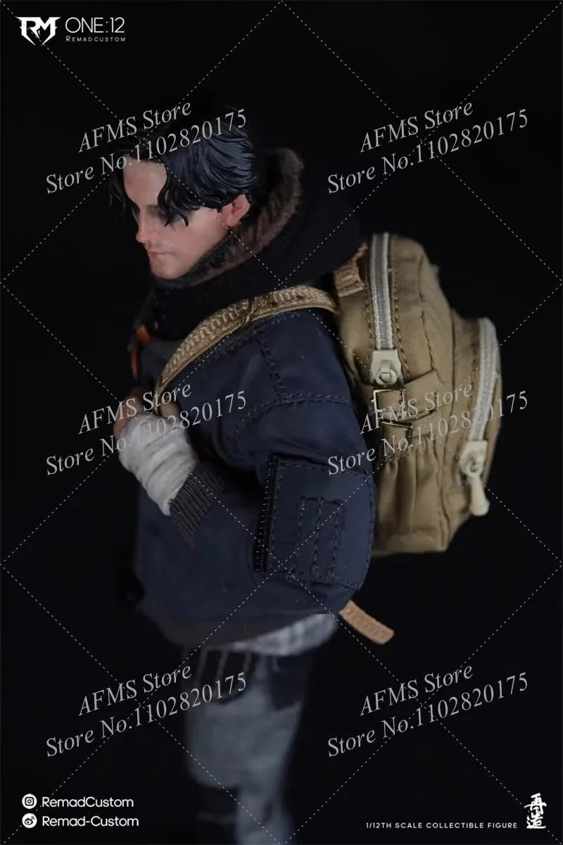 Remad Custom RM013 1/12 Scale Collectible Figure Motorcycle Ranger Robert Pattinson Bat Hero 6Inch Men Soldier Action Figure Toy