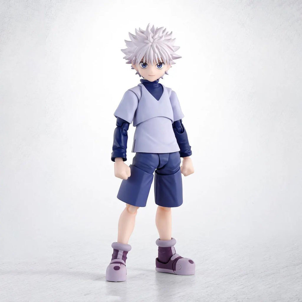 Genuine Bandai Original HUNTER HUNTER Figure Model Kits S.H.Figuarts 1/12 Anime Figures Killua Zoldyck Action Model Toys Gift