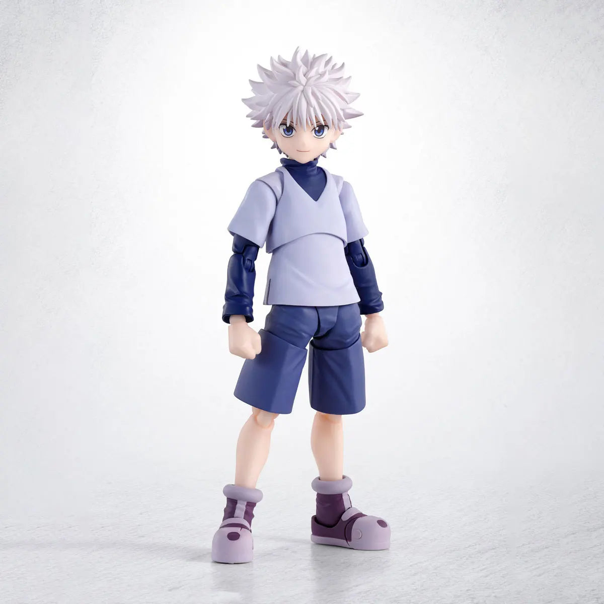 Genuine Bandai Original HUNTER HUNTER Figure Model Kits S.H.Figuarts 1/12 Anime Figures Killua Zoldyck Action Model Toys Gift