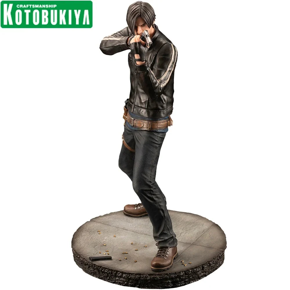Kotobukiya ARTFX 1/6 Resident Evil Biohazard Vendetta Leon S. Kennedy Collectible Anime Figure Model Toys