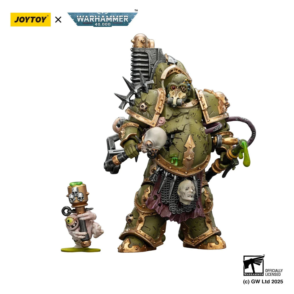 [Pre-order]JOYTOY Warhammer 40,000 1/18 Action Figure Death Guard Foul Blightspawn&Lord of Virulence 2PCS Model