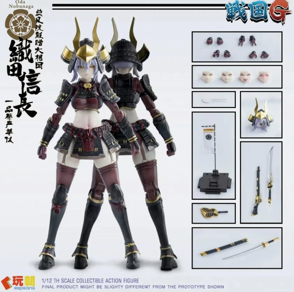 【In Stock】Original KEEPGOING Warring States G Series Oda Nobunaga Sanada Yukimura 2PCS 1/12 Action Figure Toy Model Gift