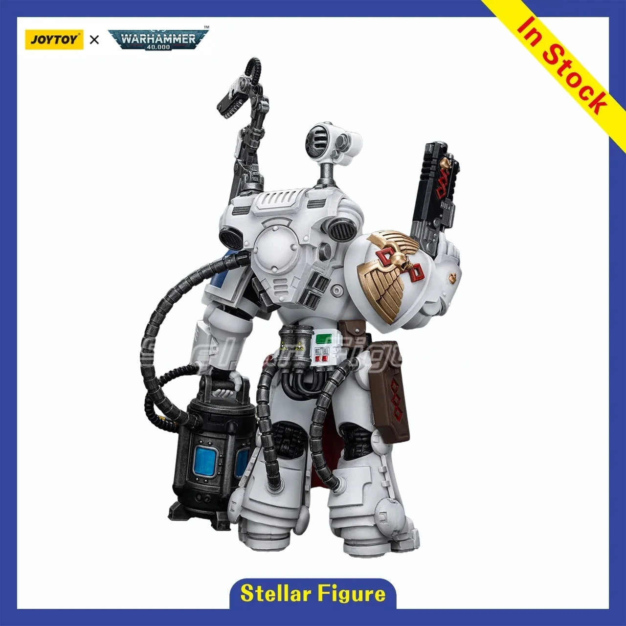 【SF】JOYTOY Warhammer 40K   1/18 Action Figure Ultramarines Apothecary Biologis Model Gifts Collection Ornaments