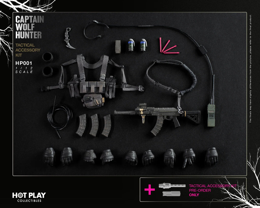 Pre-sale HOT PLAY 1/12 Resident Evil Action Figure Captain Wolf Hunter Chris Anime Figurine Joint Movable Model Collection Toy