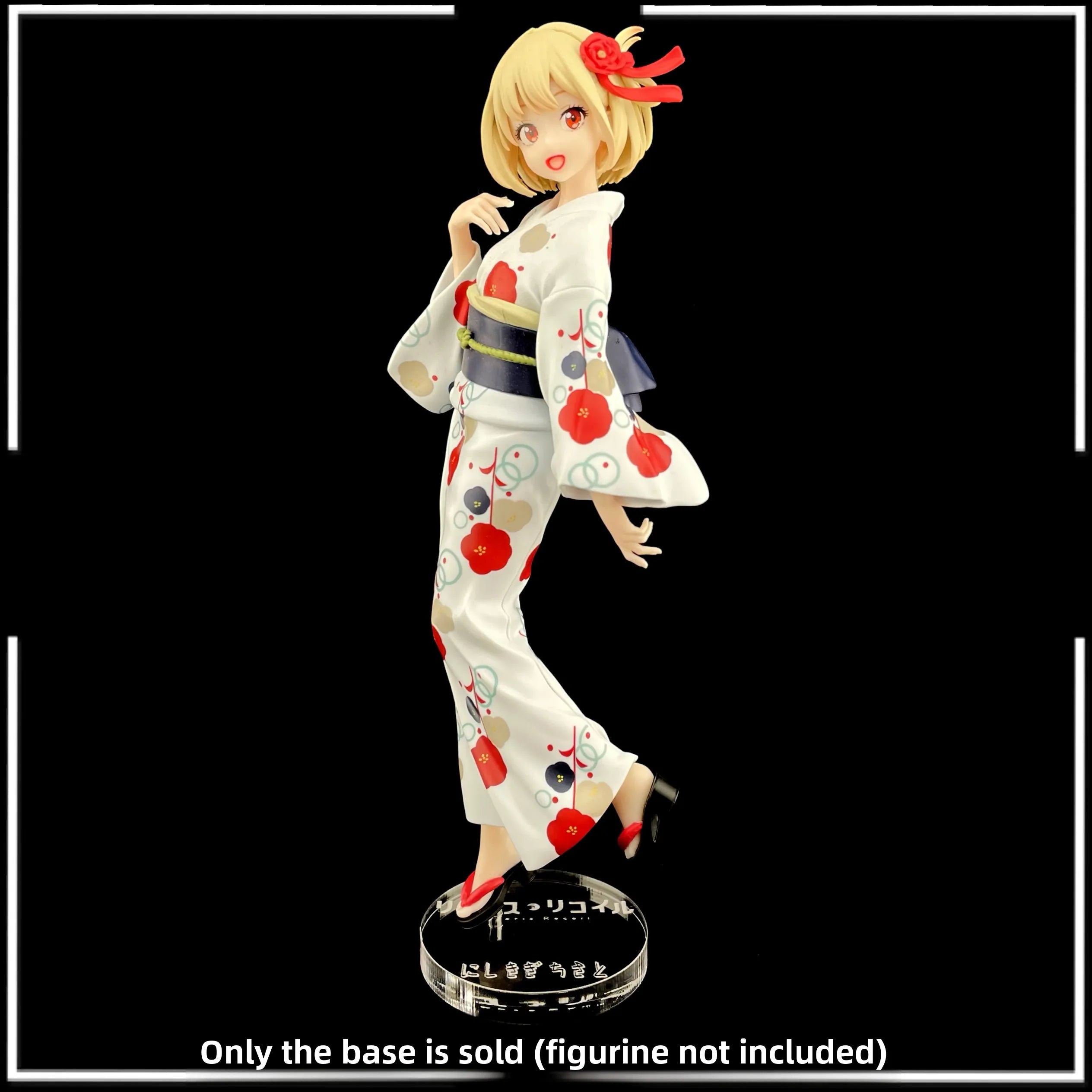 Acrylic Base Stand for SEGA Lillia Kimono Kaiwano Chihaya Yuzu Seigaiha Static Anime Figure PVC Model Collectible Toy
