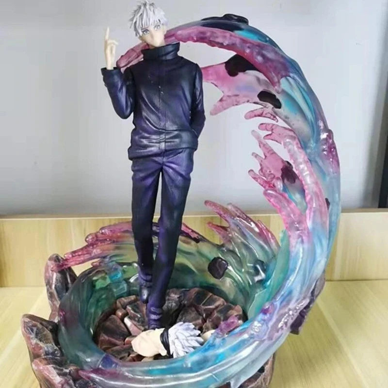 30cm New Jujutsu Kaisen Anime Figure Gojo Satoru Peripheral PVC Model Statue Desktop Decoration Ornaments Birthday Gifts Toys