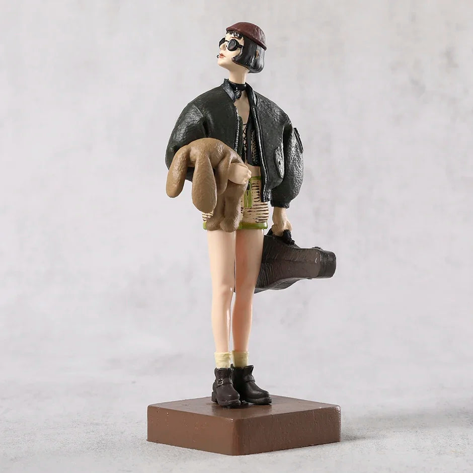 2-pack The Professional Leon Mathilda Figure Figurine Collection Model Doll Toy 14-16cm