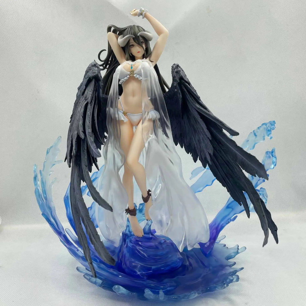 Overlord Albedo Swimsuit Garage Kit Hand-Made Two-Dimensional Model Collectible Action Figure for Fans