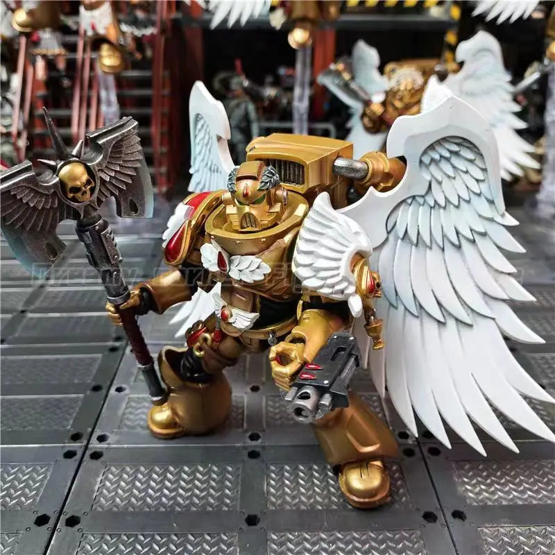 【In Stock】JOYTOY Warhammer 40K 1/18 Action Figure Toys Blood Angels Sanguinary Guard 5PCS
