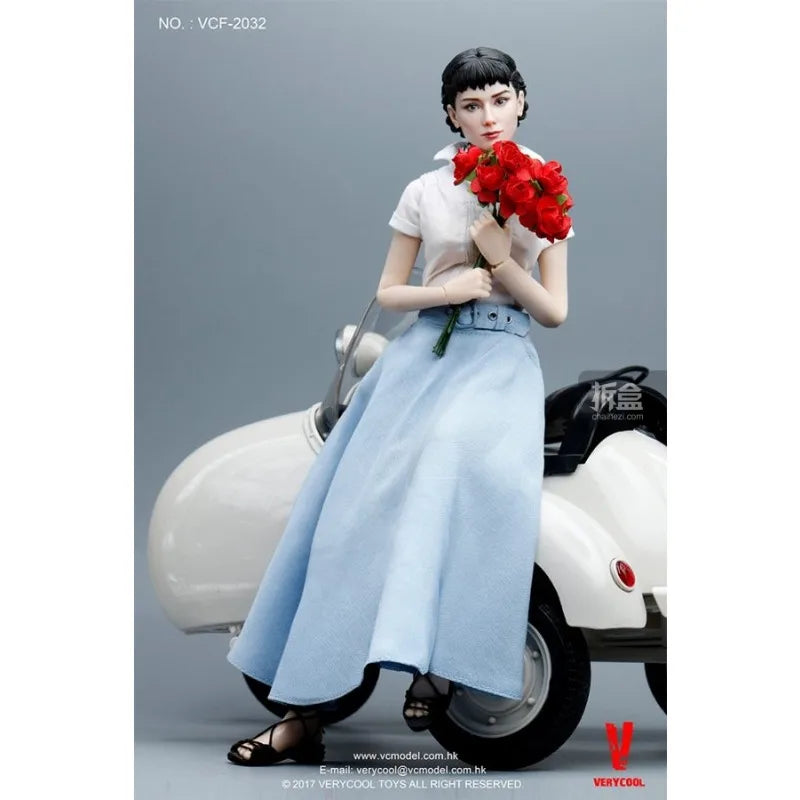 Spot VERYCOOL Original My Goddess in My Heart 1/6 Roman Holiday "Audrey Hepburn Mobile Doll Model Toy Gift Collection for Boys