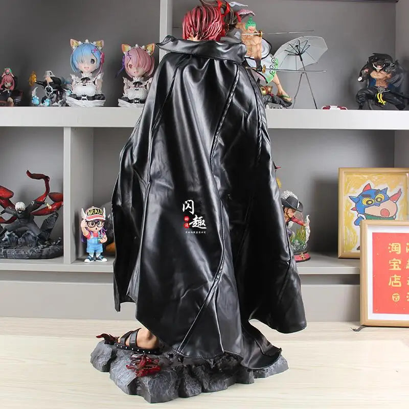 73cm One Piece Shanks Anime Figure Red Yonko Red Hair Shanks Action Figurine Model Pvc Statue Desk Decoration Kids Toy Gifts