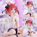 Five Equal Flower Wedding Bride Nakano Nino Cat Home Outfit Anime Figure Ornament Boy Gift