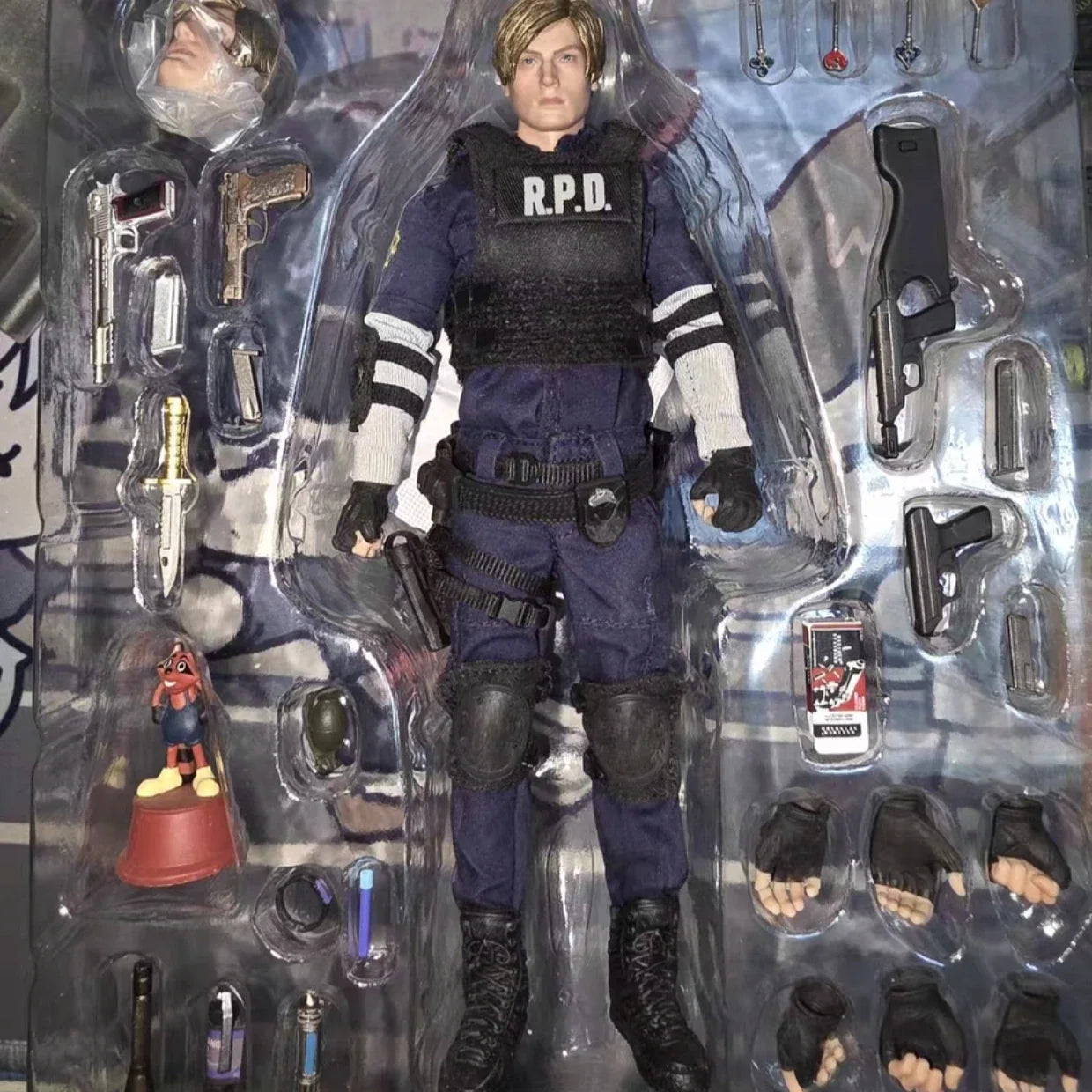 New In Stock LIMTOYS LiMiN 1/12 Police Officer RPD LEON Action Figure 6'' Male Soldier Figurine Model Full Set Collectible Toy